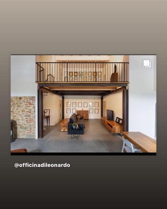 Loft Officina Di Leonardo Nel Centro Di Vinci Apartment Bagian luar foto